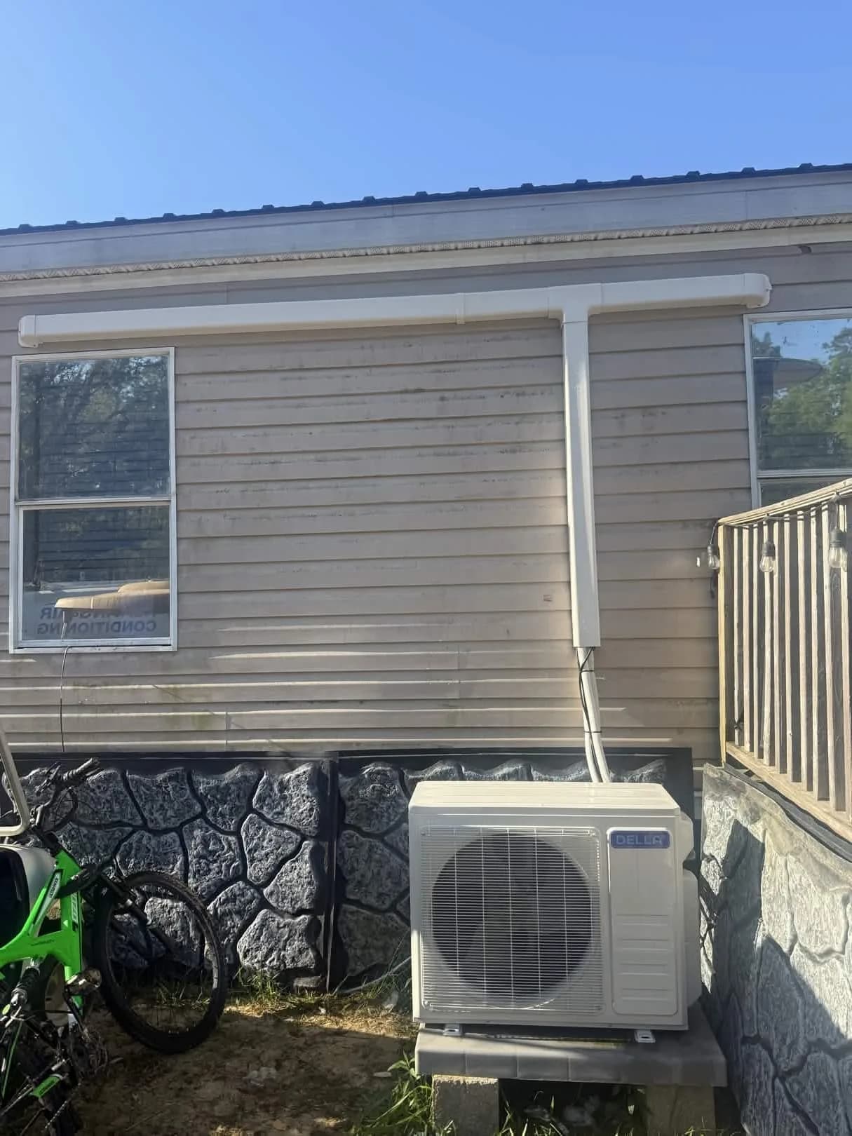 Mini-split outdoor unit installation